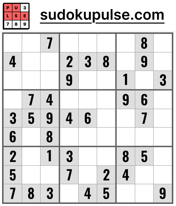 Play Sudoku at SudokuPulse.com